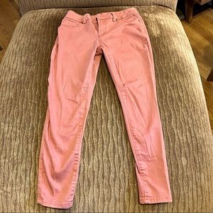 Mauve colored jeans (stretch)
